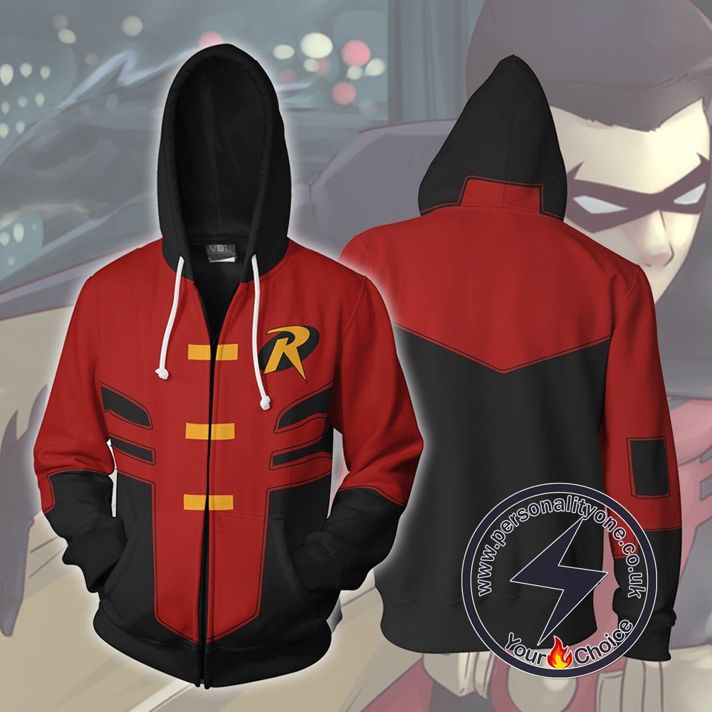 Robin Tim Hoodie - Drake Young Justice Jacket